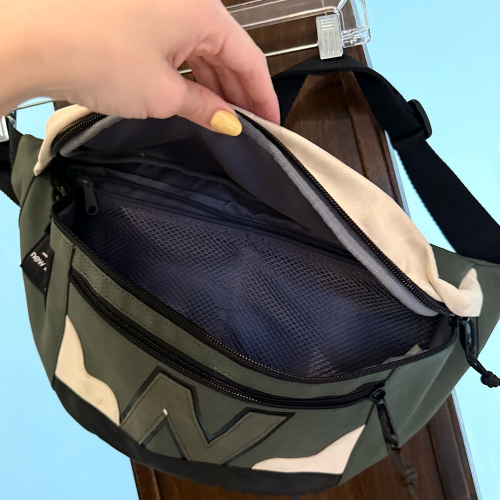 New Balance Olive and Black Men's Belt Bag - Picture 6 of 6